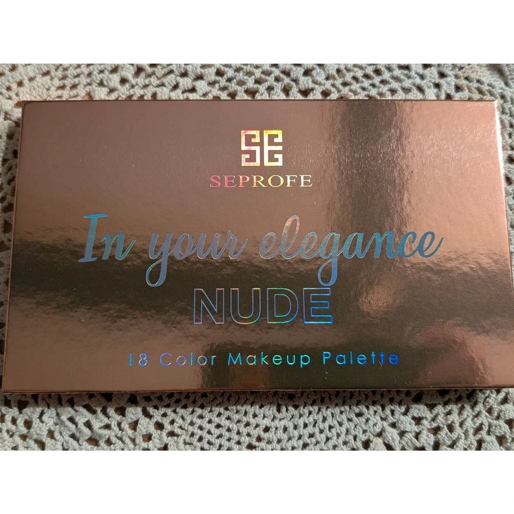 NEW Seprofe In Your Elegance Nude Eyeshadow Palette Rose Gold Shimmer